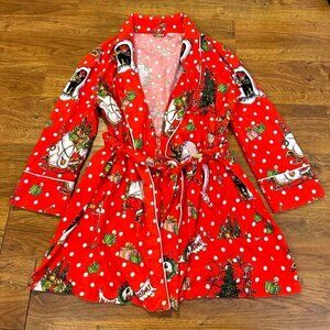 Pottery Barn Teen Dr. Seuss How the Grich stole Christmas bath robe